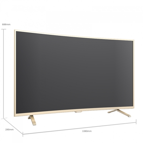 康佳（KONKA）LED48UC2 48英寸曲面4K超高清智能64位液晶平板电视机