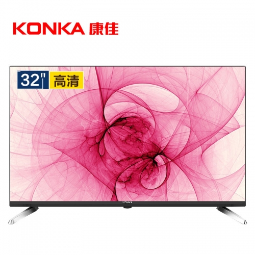 康佳（KONKA）LED32S1 32英寸智能网络wifi卧室平板液晶电视（黑色）